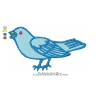 Bird Embroidery Design 31